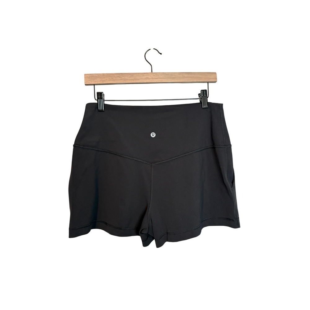 Lululemon Align High-Rise Short with Pockets 3" Black Size 8 - Picture 3 of 3